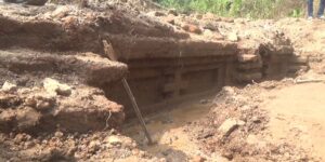 Struktur Bangunan Kuno yang Diduga Kaki Candi di Brumbung