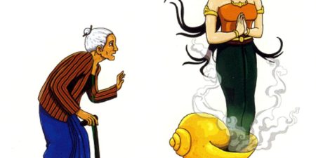 Keong Mas, Penyamaran Dewi Sekartaji di Rumah Mbok Rondo Dadapan