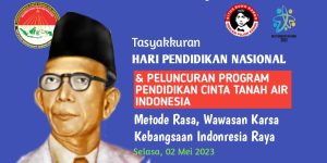 Sambut Hardiknas, Progam Pendidikan Cinta Tanah Air Indonesia Diluncurkan di Kediri dan Yogyakarta