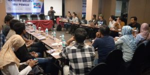 Training Peliputan Pemilu, Jurnalis Diajak Jeli Membaca Survei
